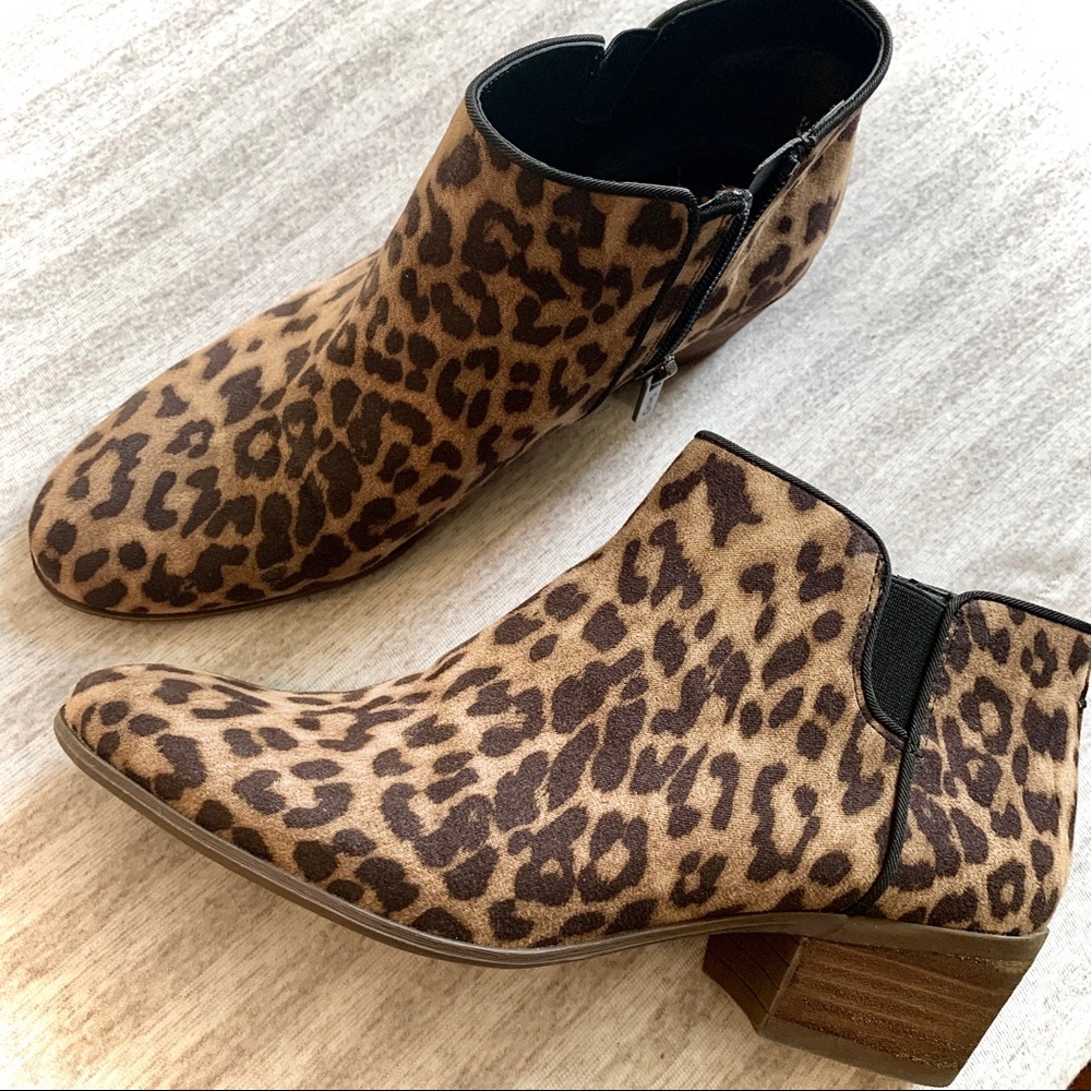 Preston Leopard print bootie by Circus